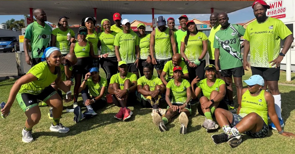 JRAC members in their lime club colours